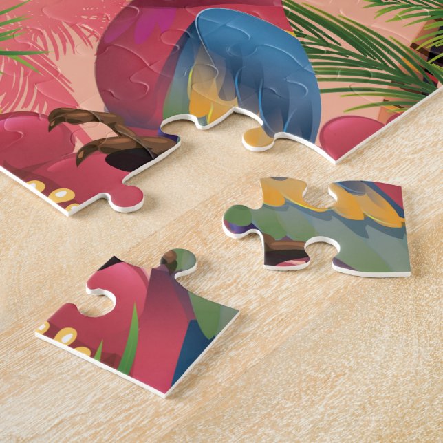 Abaco Islands vacation poster Jigsaw Puzzle (Side)