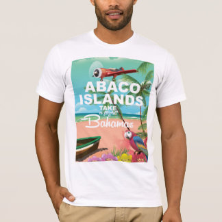Abaco Islands vacation poster T-Shirt