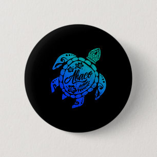 Abaco Tribal Sea Turtle Bahamas Beach Vacation 6 Cm Round Badge