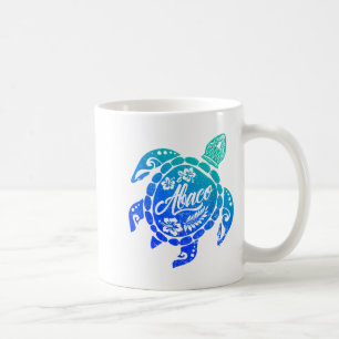 Abaco Tribal Sea Turtle Bahamas Beach Vacation Coffee Mug