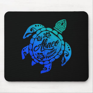 Abaco Tribal Sea Turtle Bahamas Beach Vacation Mouse Mat