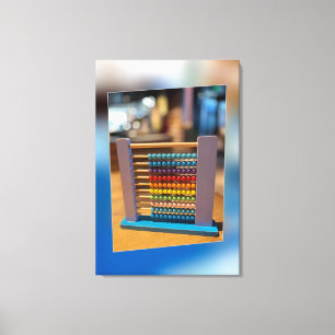 Abacus first computer canvas print
