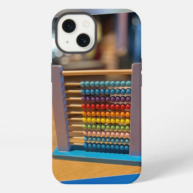 Abacus first computer iPhone case (Back)