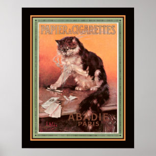 Abadie Vintage Papier 'a Cigarettes Poster