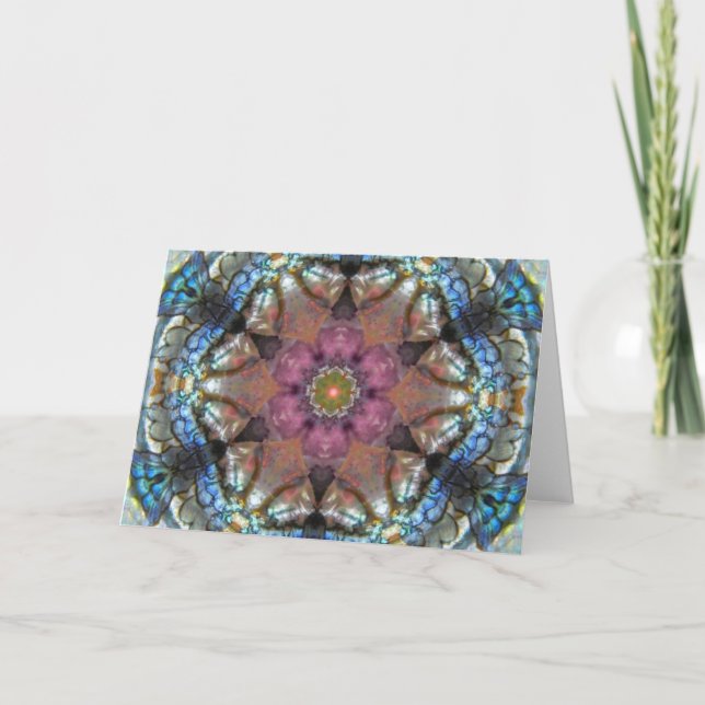 Abalone Blessing Card (Front)