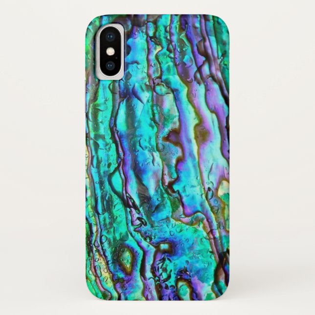 Abalone Paua Shell image iphone X case (Back)