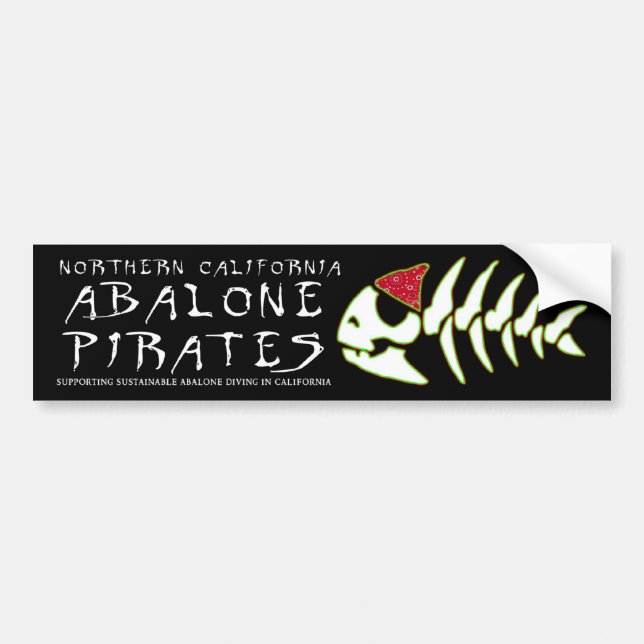 Abalone Pirates Bumper Sticker (Front)