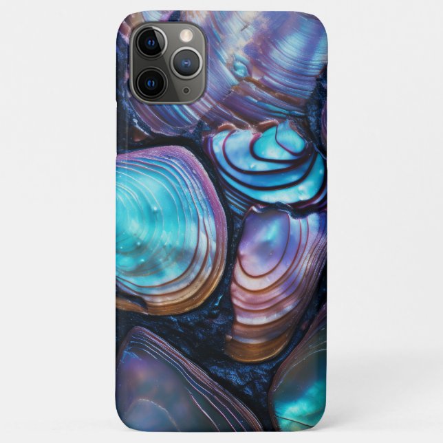 Abalone Shell Abstract Pattern Case-Mate iPhone Case (Back)