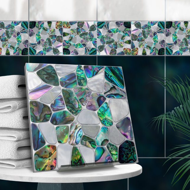 Abalone Shell and Pearl - Cells Collage N16 Tile (Creator Uploaded)