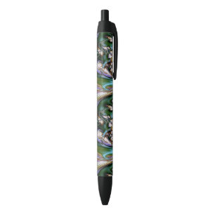 Abalone Shell Black Ink Pen