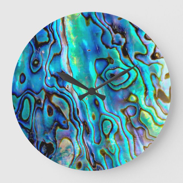 Abalone shell large clock (Front)