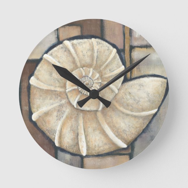 Abalone Shell Round Clock (Front)