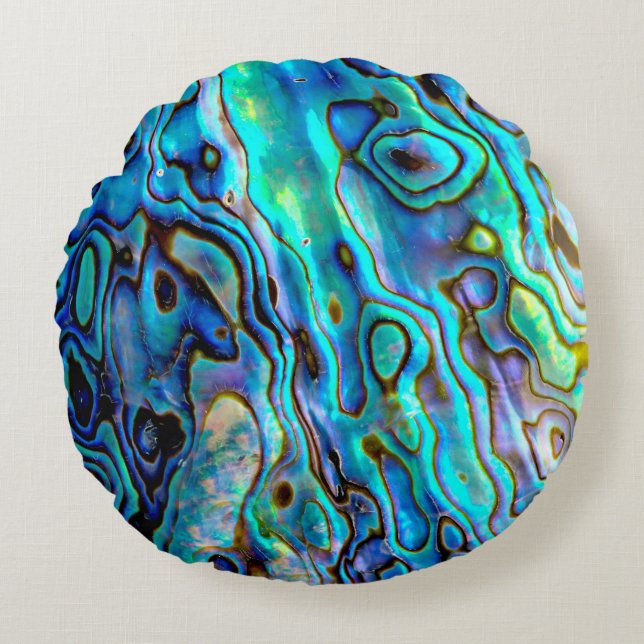 Abalone shell round cushion (Front)