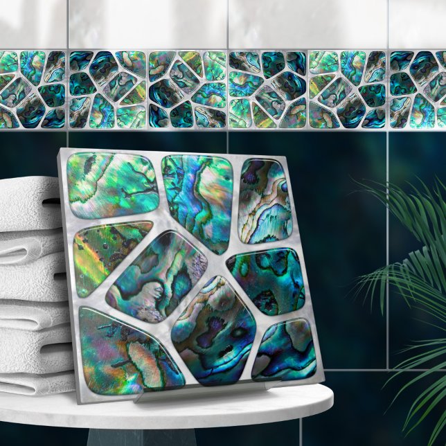 Abalone Shell Texture - Cells Collage N1 Tile (Creator Uploaded)