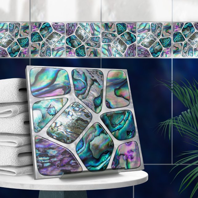 Abalone Shell Texture - Cells Collage N3 Tile (Creator Uploaded)