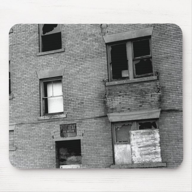 Abandoned Apartment For Rent Mouse Mat (Front)