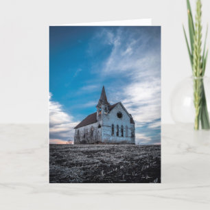 "Abandoned at Sunset" Greeting Card