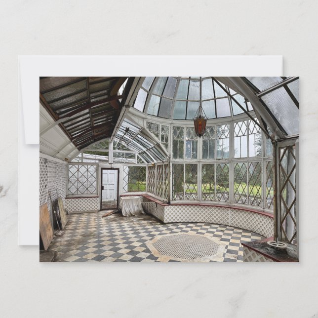 Abandoned Atrium Holiday Card (Front)