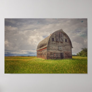 Abandoned Barn  Poster