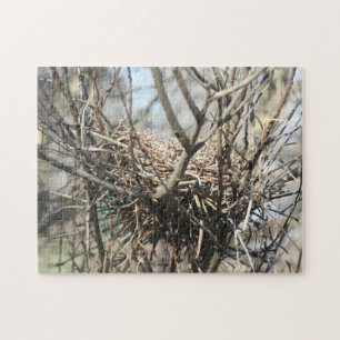 Abandoned Bird Nest Nature Jigsaw Puzzle