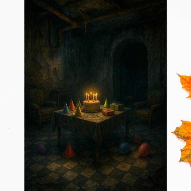 Abandoned Birthday Decoupage Paper Halloween (Creator Uploaded)