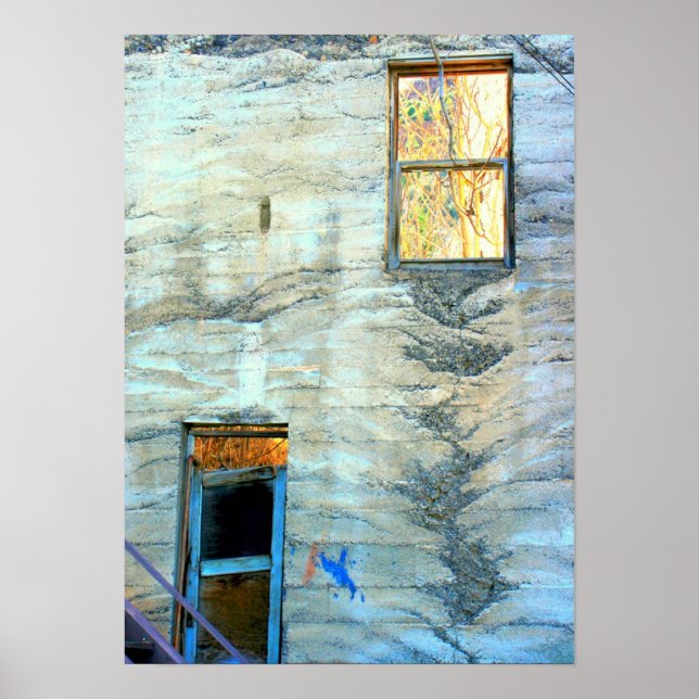 Abandoned Building in Jerome, Arizona Poster (Front)