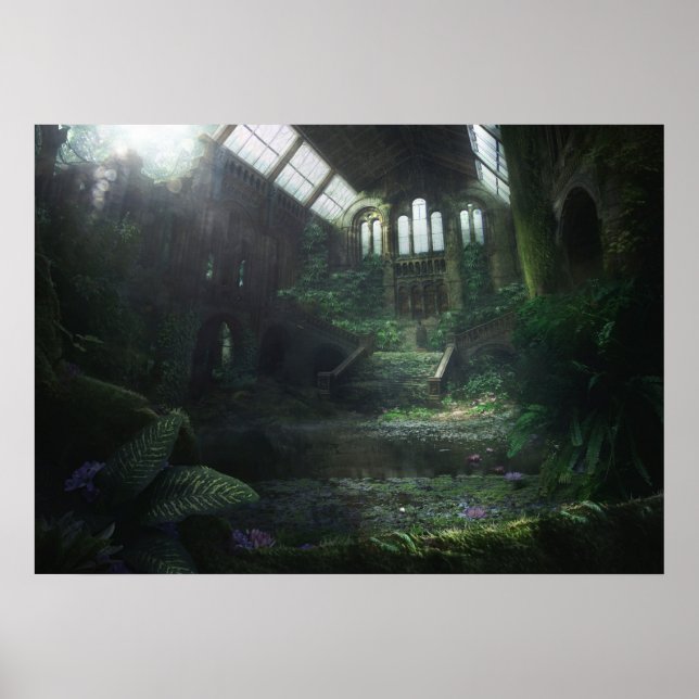 Abandoned Building Poster (Front)