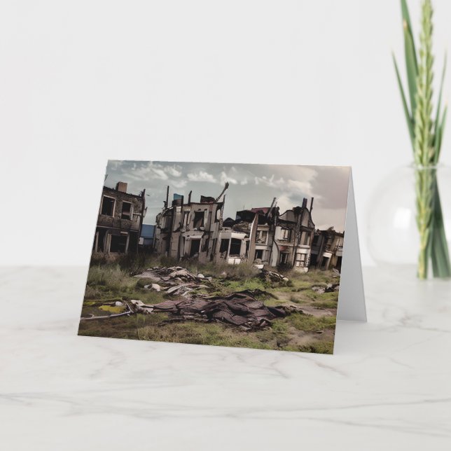  Abandoned Buildings Post Apocalypse  Card (Front)