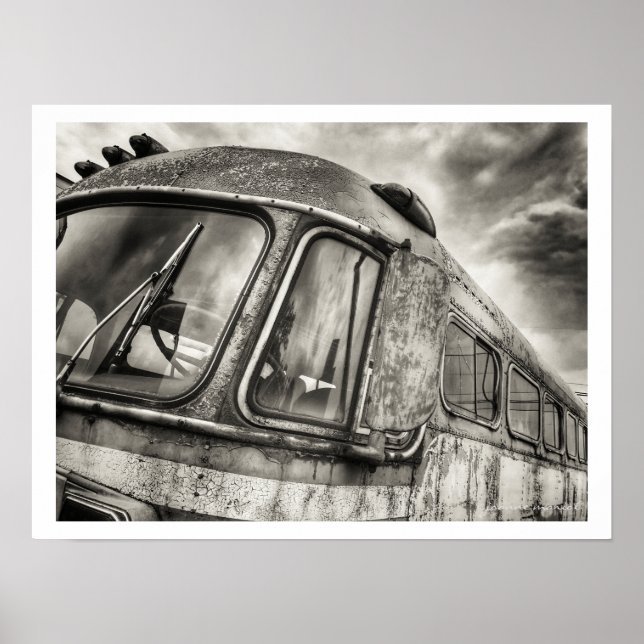 Abandoned Bus Poster (Front)
