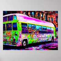Abandoned Bus Street Art