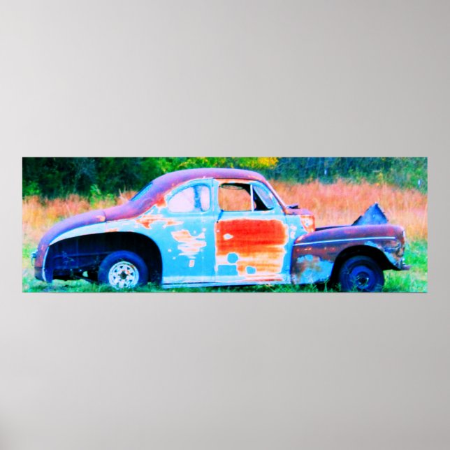 Abandoned Car Poster (Front)