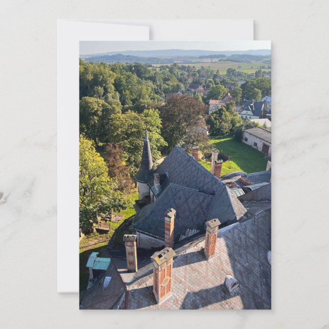 Abandoned Castle Holiday Card (Front)