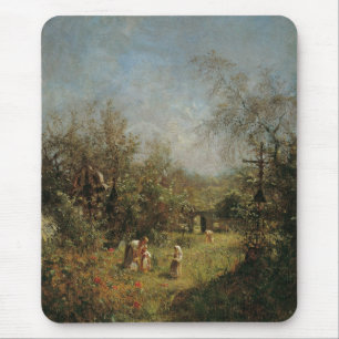 Abandoned Cemetery in Goisern Mouse Mat