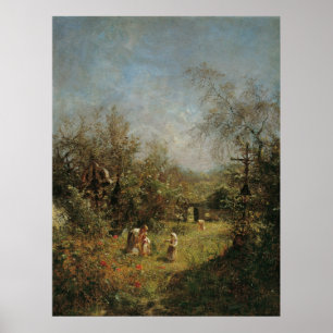 Abandoned Cemetery in Goisern Poster