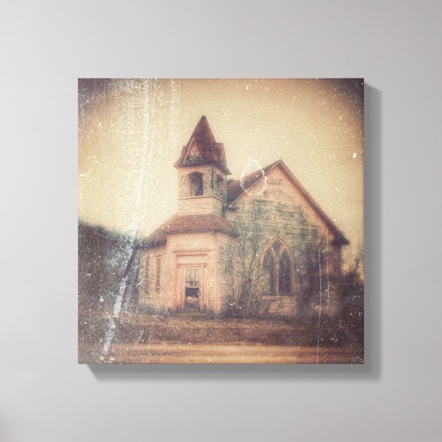 Abandoned Church Canvas Print (Front)