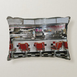 Abandoned Diner Decorative Cushion