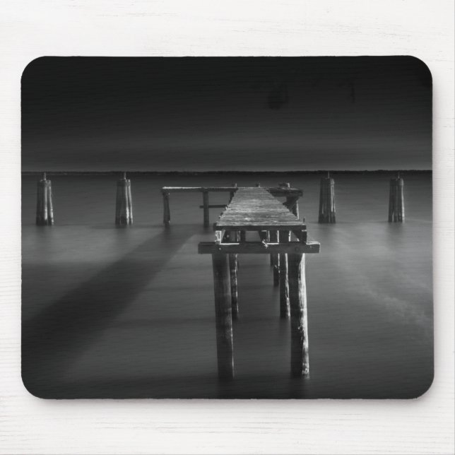 Abandoned Dock At Lake Monroe Mouse Mat (Front)