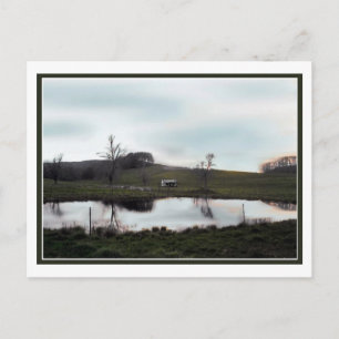 Abandoned Farm Scene Postcard