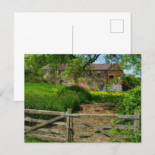 Abandoned Farmhouse in Bradley, Huddersfield Postcard