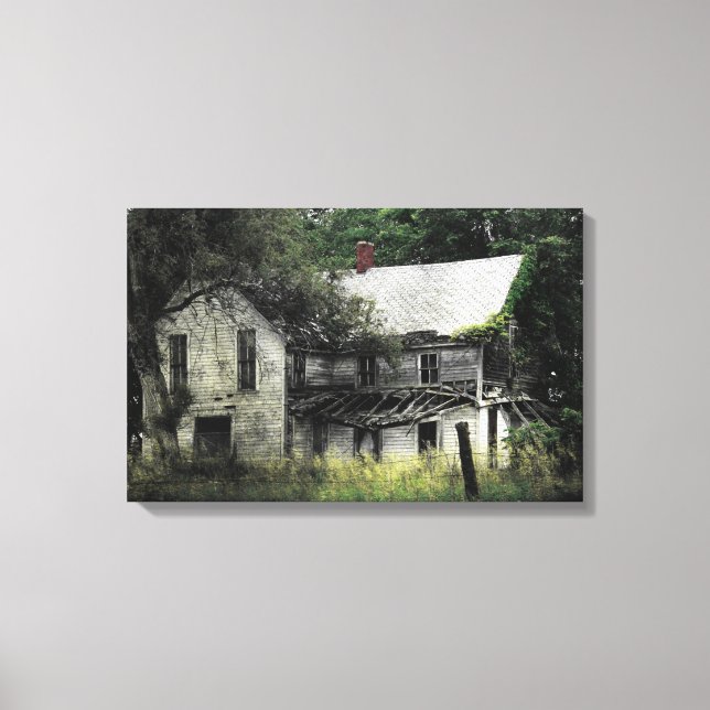 Abandoned House Canvas Print (Front)