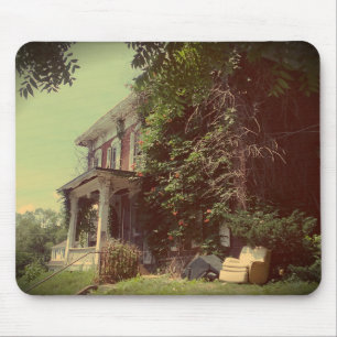 Abandoned House Furniture Included Mouse Mat