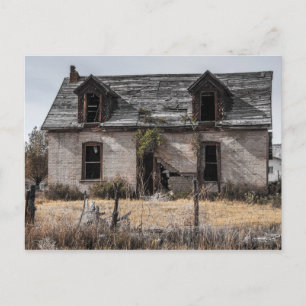 Abandoned House In Central Utah Postcard