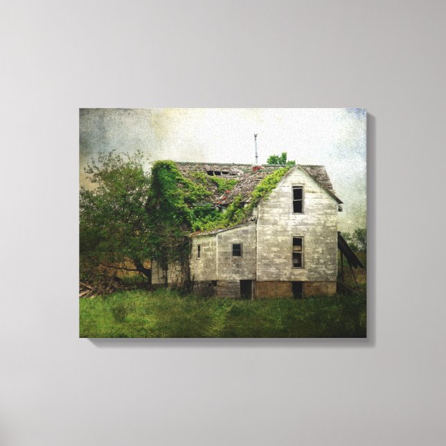 Abandoned House in Missouri Canvas Print (Front)