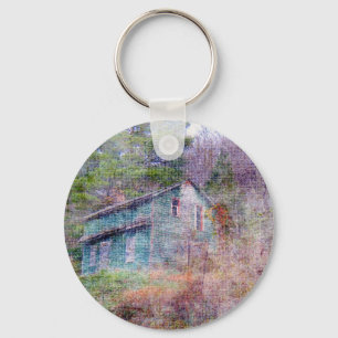 Abandoned House Key Ring