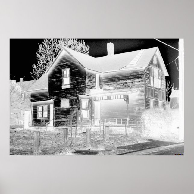Abandoned House - negative Poster (Front)