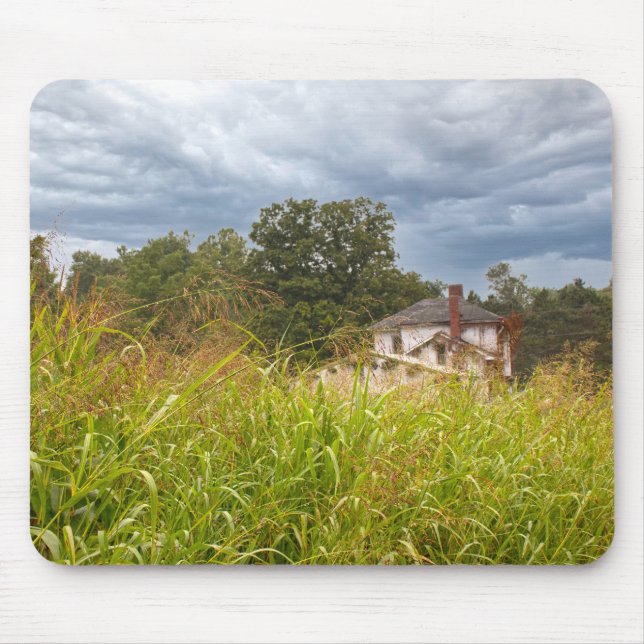 Abandoned House Photograph Mouse Mat (Front)