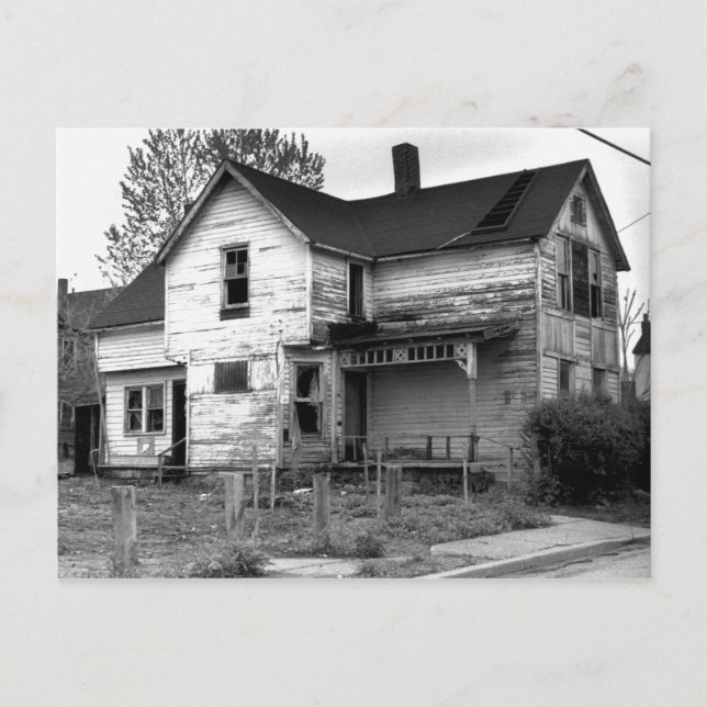 Abandoned House Postcard (Front)