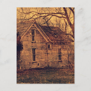 Abandoned House Postcard