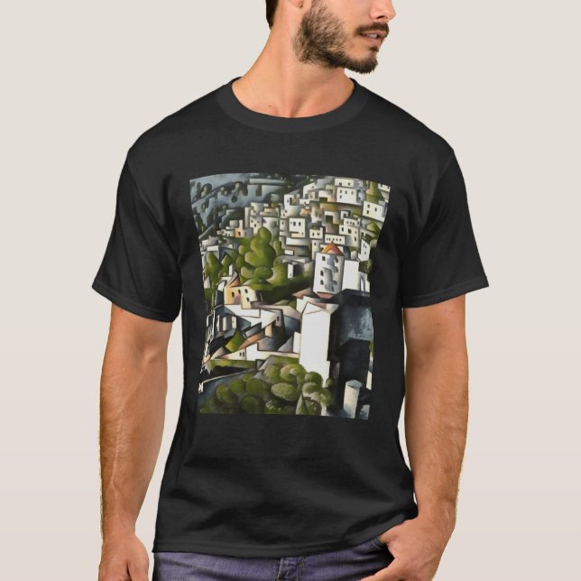 Abandoned Houses Of Kayakoy Abstract T-Shirt (Front)
