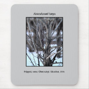 Abandoned keys, Chernobyl. Mouse Mat